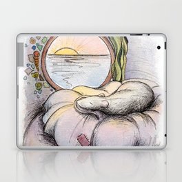 Nap Time, Illustration Laptop & iPad Skin
