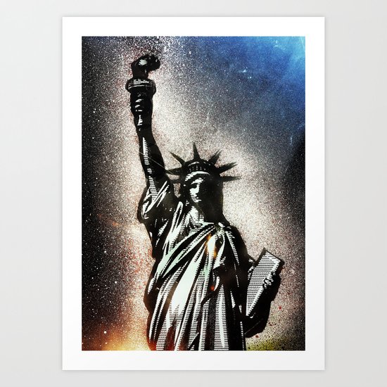 NYC Liberty Art Print