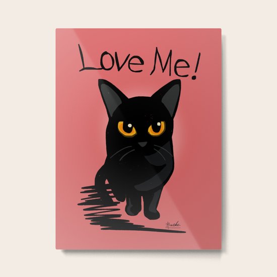 LOVE ME Metal Print