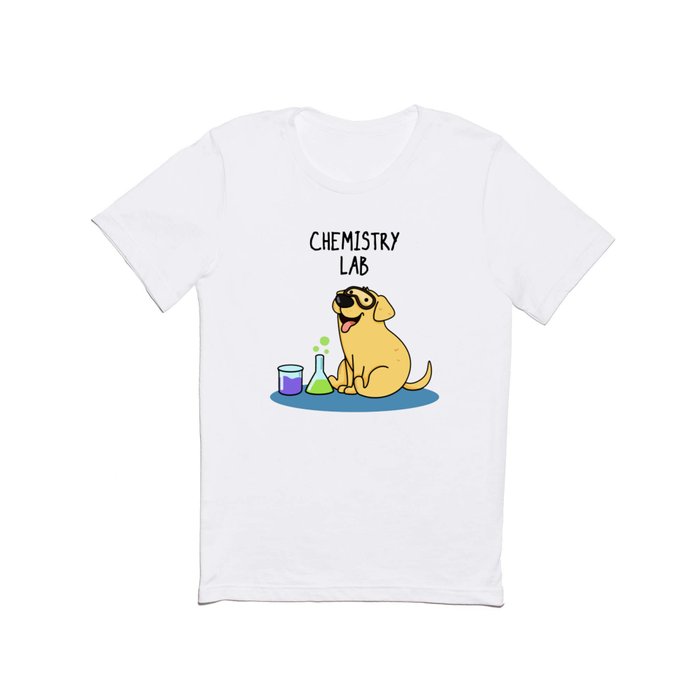 Chemistry Lab Cute Labrador Pun T Shirt