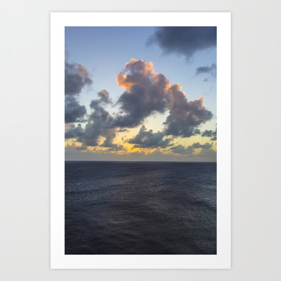 Atlantic Sunset Art Print