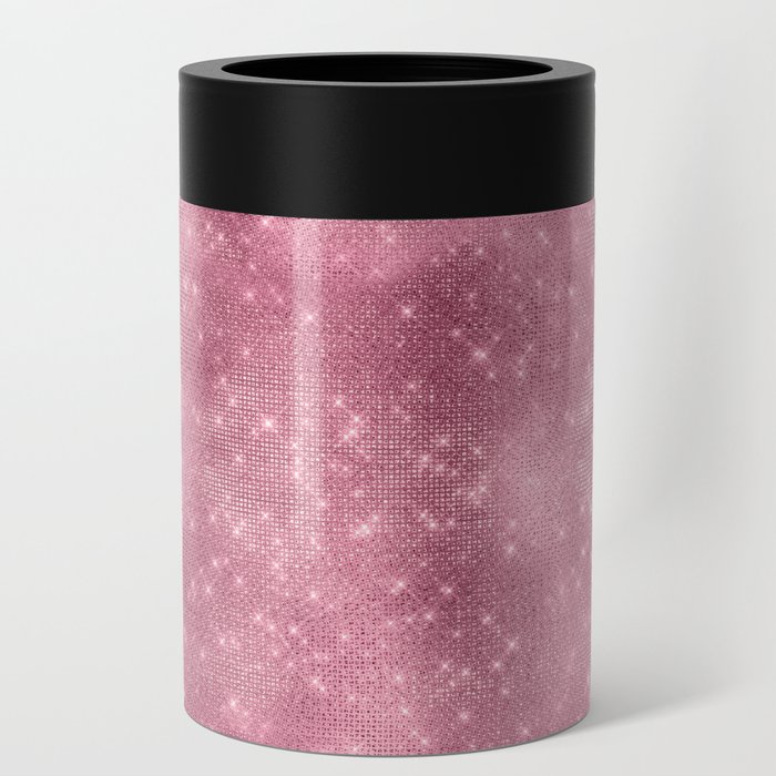 Glamorous Bling Pink Luxury Pattern Can Cooler