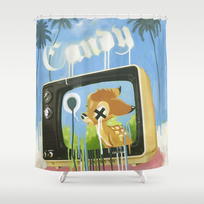 CANDY Shower Curtain