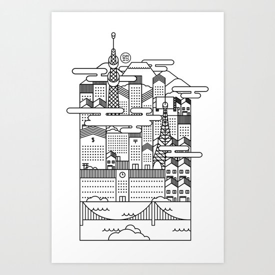 TOKYO Art Print