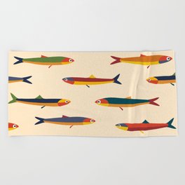 Anchovy Beach Towel