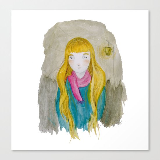 snowy Canvas Print