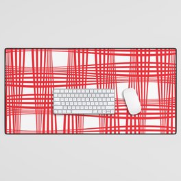 Classic(ish) picnic blanket pattern Desk Mat