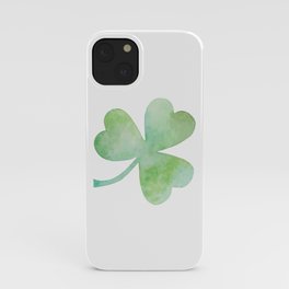 Green clover iPhone Case