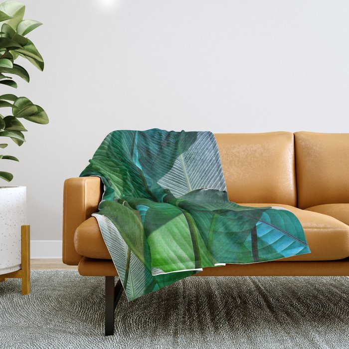 Palm new arrivals leaf blanket