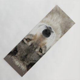 Winter Wolf Yoga Mat