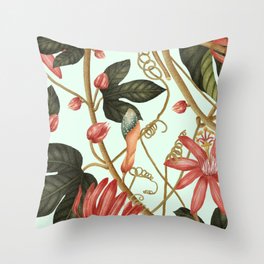 Botanica illustration Throw Pillow