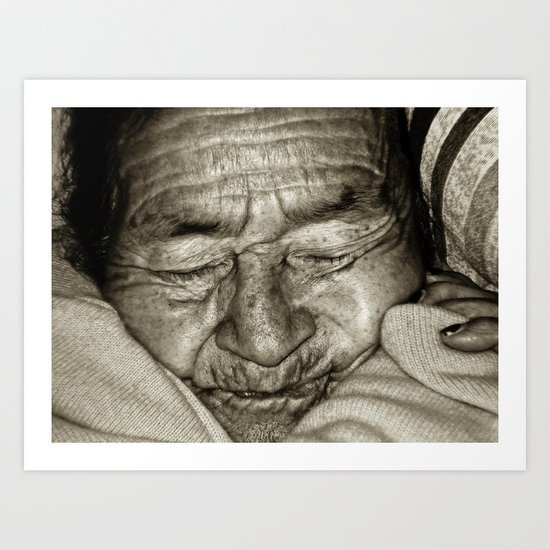 MY GRANDMOTHER Art Print