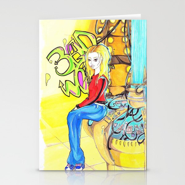 BAD WOLF Doctor who Stationery Cards
