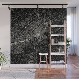 Knoxville City Map Poster - USA Wall Mural