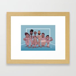 Thoughts 1-6 Framed Art Print