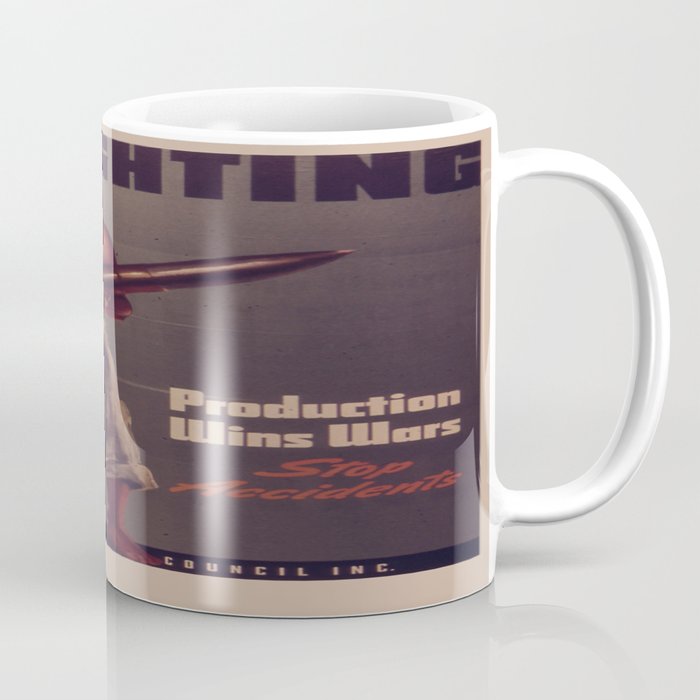Vintage poster - Keep 'Em Fighting Coffee Mug