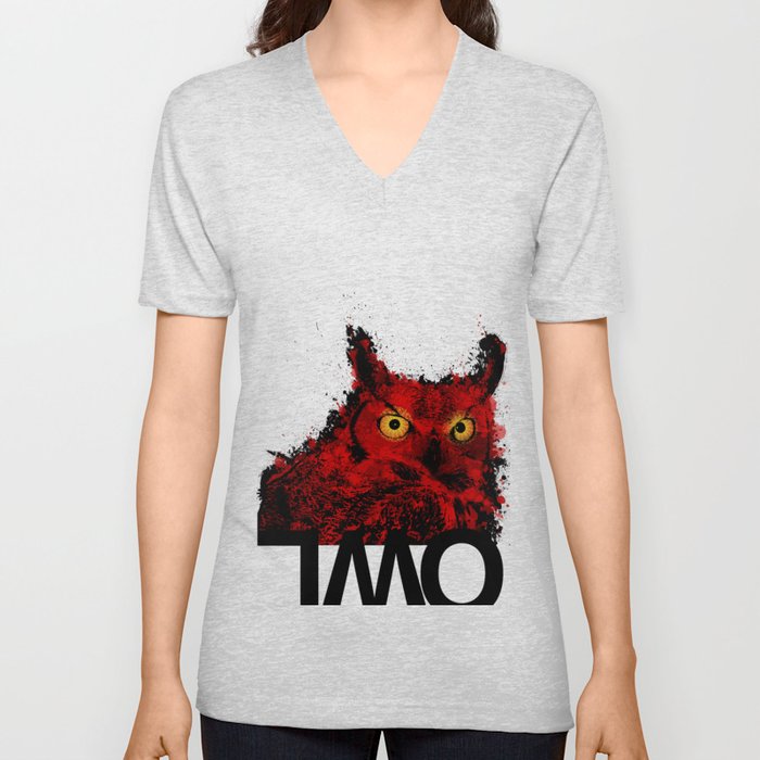 OWL V Neck T Shirt