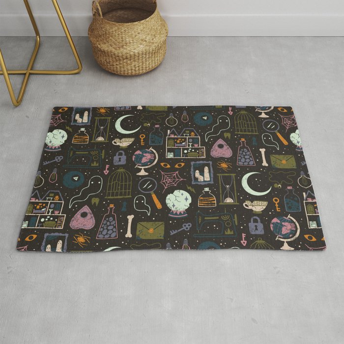 Haunted Attic Rug by Camille Chew Society6