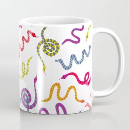 Slithering Snakes Pattern Coffee Mug