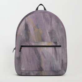 Touching Lavender Black Gold Watercolor Abstract #1 #painting #decor #art #society6 Backpack