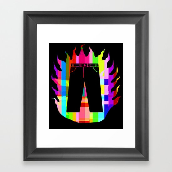 liar, liar Framed Art Print