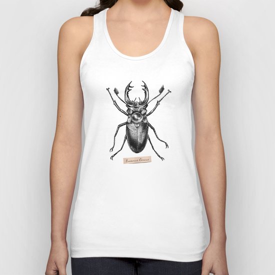 Stag Beetle - Lucanus Cervus Unisex Tank Top
