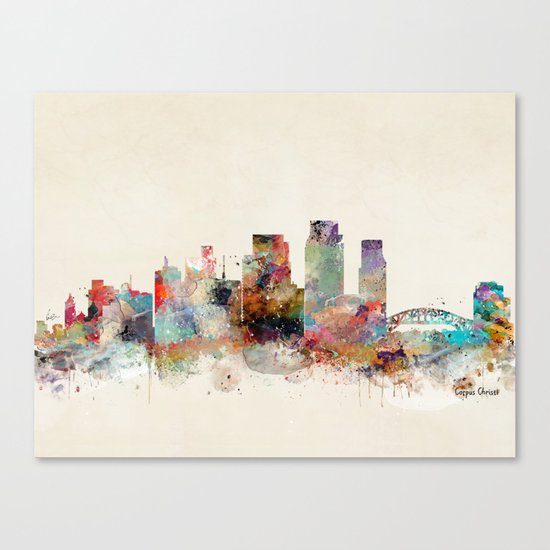 corpus christi texas Canvas Print