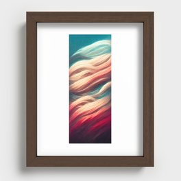 Ombre - Waves of Soft Fantasy Hair Recessed Framed Print
