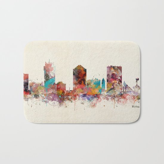 wichita kansas Bath Mat