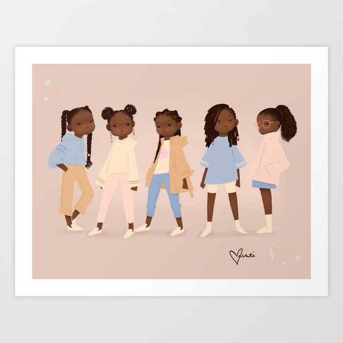 5 Stars Art Print