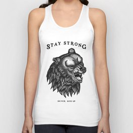 STAY STRONG NEVER GIVE UP Unisex Tank Top