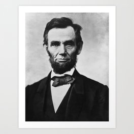 President Abraham Lincoln  Art Print