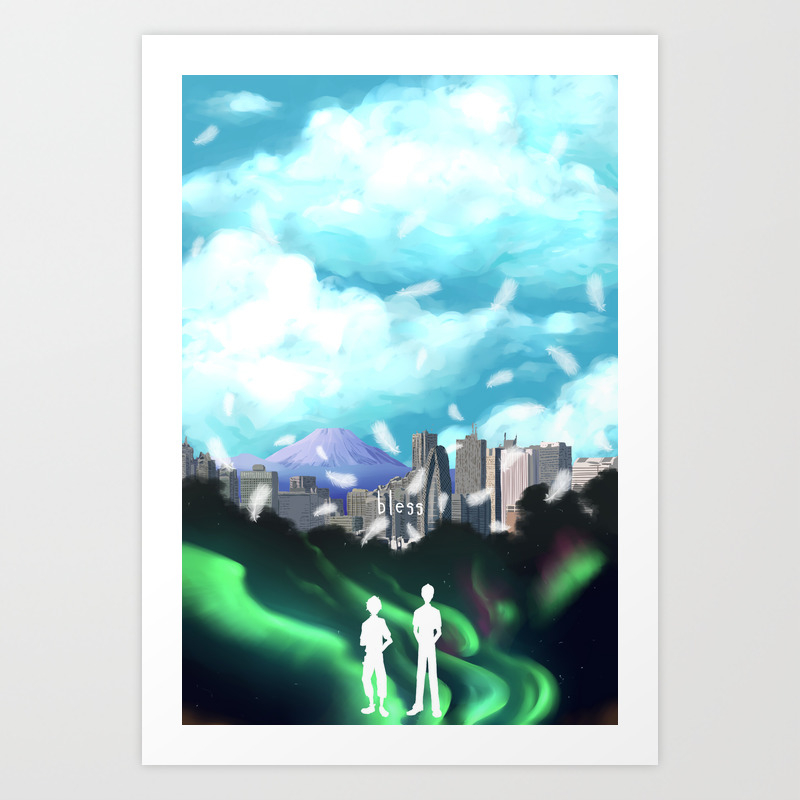 Wallpaper Zankyou No Terror Von Art Print By Gutter Society6 HD