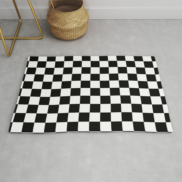 Checkered Flag Rug By Mobii Society6