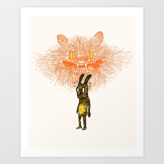 Scared Stiff Art Print