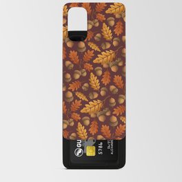 Acorns with oak leaves Android Card Case