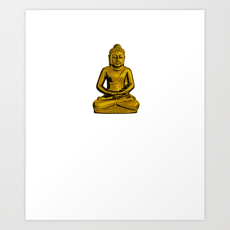 Try Not To Be A Dick Funny Buddha Products Buddhism Designs Print Art Print By Fastlifefullthrottle Society6 Japanese art chinese tattoo designs japanese buddhism asian tattoos japan tattoo. society6