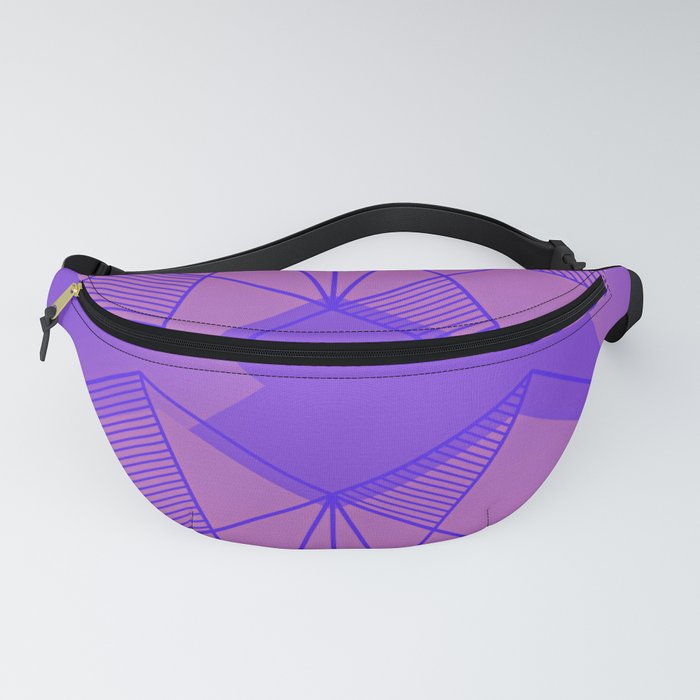 Two Hearts Beating As One - Bright Color Fanny Pack