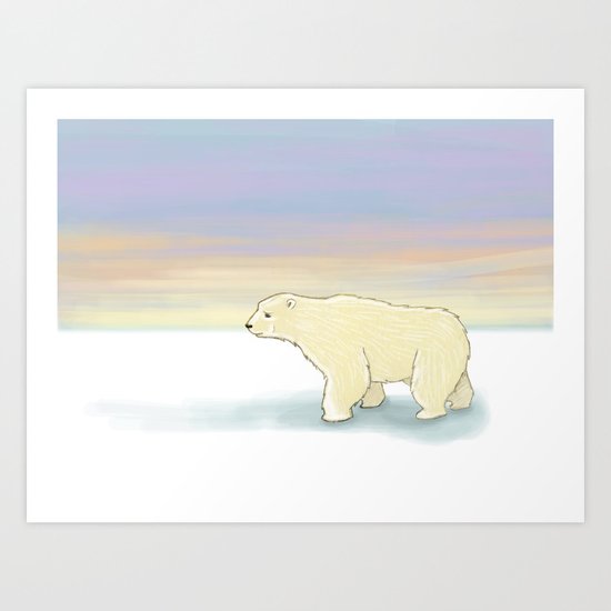 Polar Bear Art Print