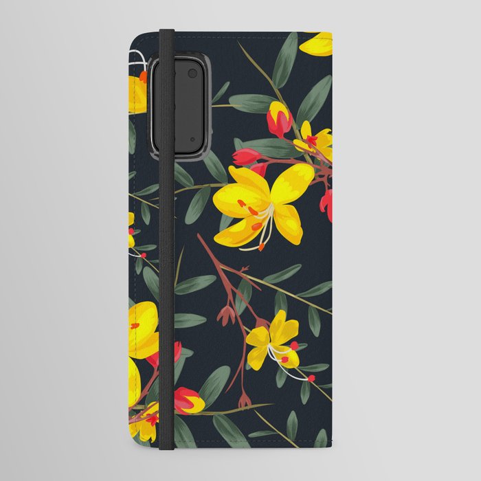 Nice Yellow Flowers Android Wallet Case