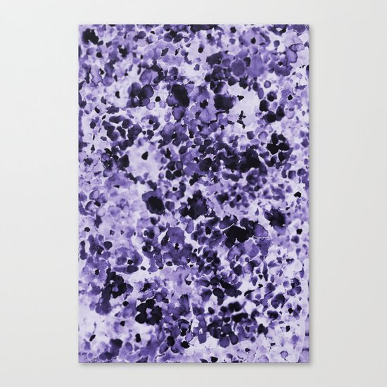 Delft Blue Floral Canvas Print