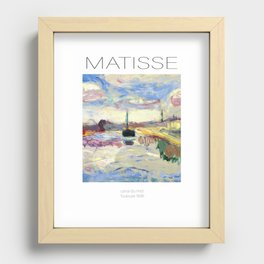 Henri matisse canal du midi 1898 Recessed Framed Print