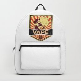 Vape Propaganda | Vaper Vaping E-Cigarette Backpack | Smoke, Coil, Liquid, Stopsmoking, Wick, Ecigarette, Flavor, Vaper, Steamer, Vaporizer 