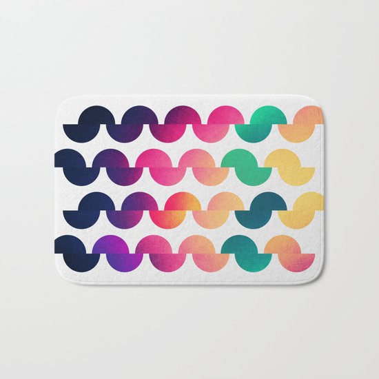 Joy of summer / Light grey Bath Mat