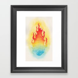 Sacred Fire Framed Art Print