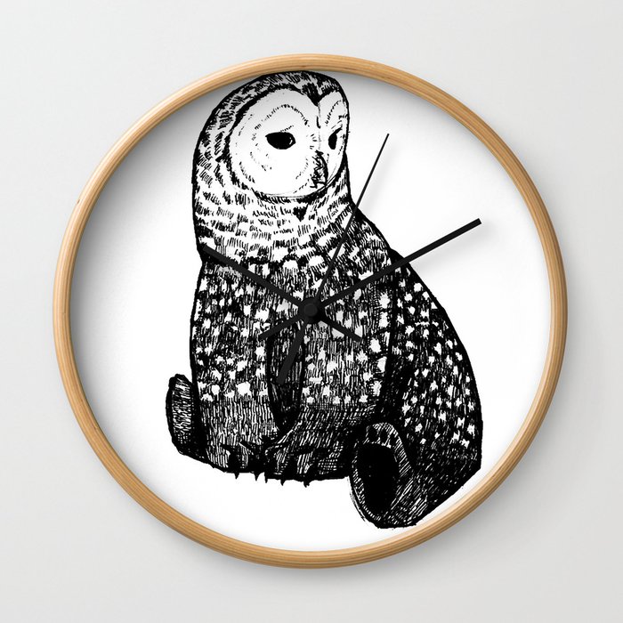 Owl-Bear Wall Clock
