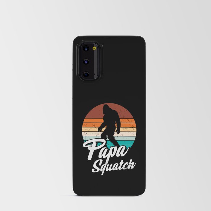 Papa Squatch Funny Vintage Sasquatch Android Card Case