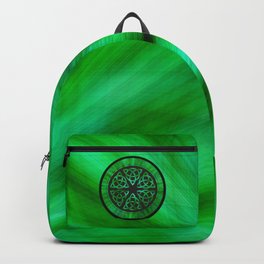 Celtic Knot Star Flower Backpack