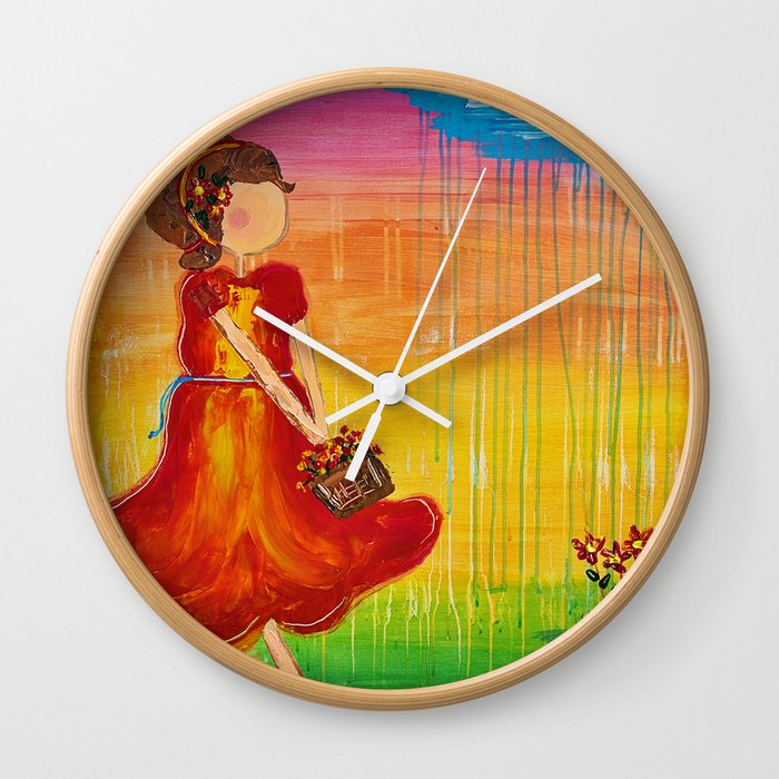 'Jodie' by Jolene Ejmont Wall Clock