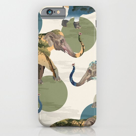 Elephant Polka iPhone & iPod Case
